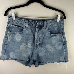 Wild Fable light wash bleached super high-rise cutoff shorts size‎ small